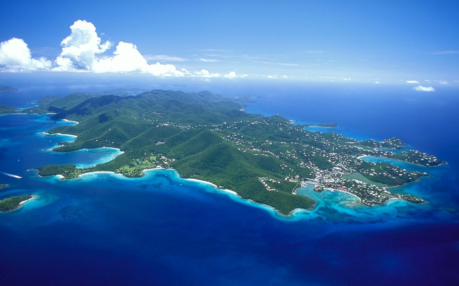 Карибское море с высоты